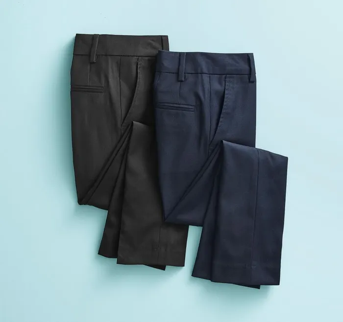 Johnston and Murphy Boys Woven Dress Pants Navy Boys Pants