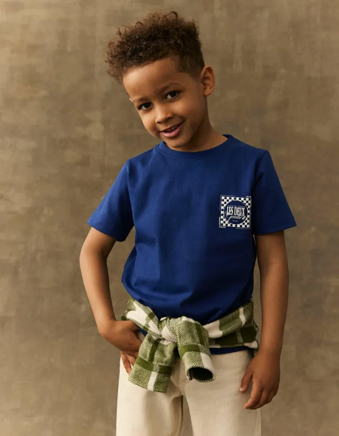 Kids Goods TShirt Kids 8211 BlueprintWhite Les Deux Tops
