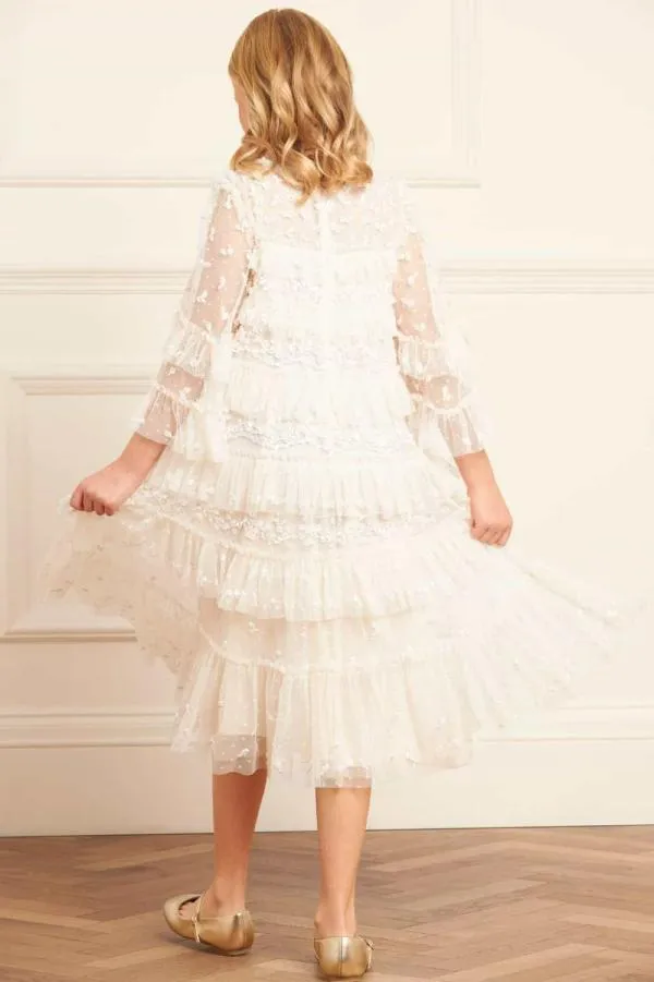 KIDS Needle and Thread Emily Lace Kids Dress Champagne KIDS Needle and Thread Emily Lace Kids Dress Champagne