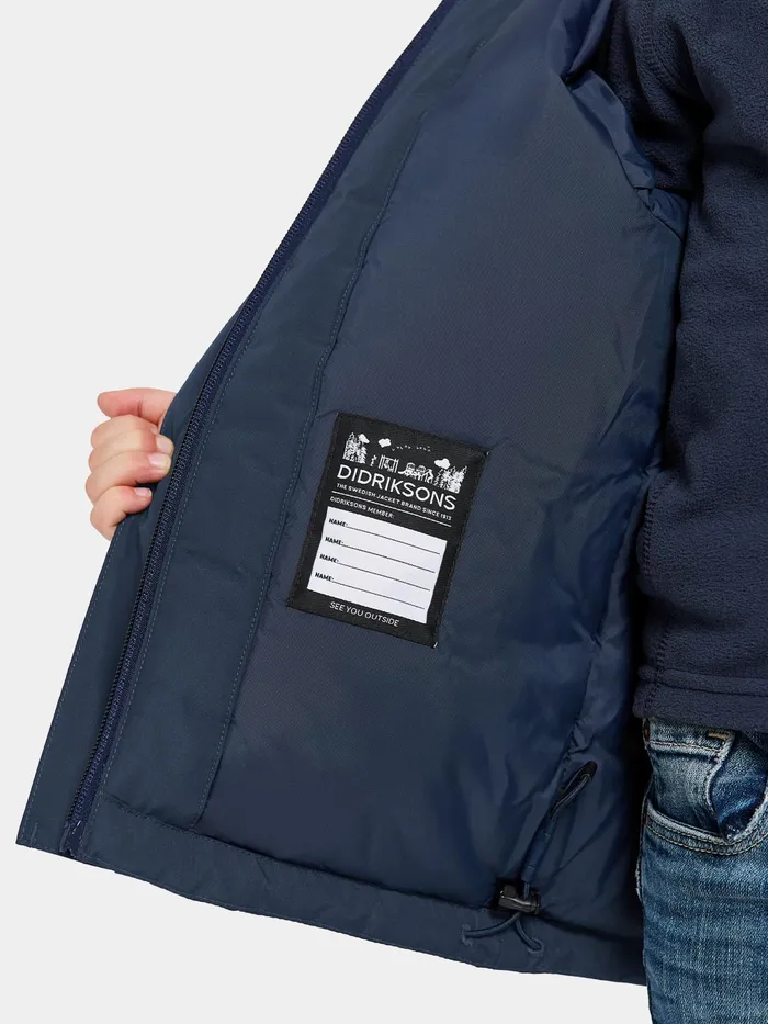 Kids Talvi Jacket Navy Didriksons Autumn Jackets