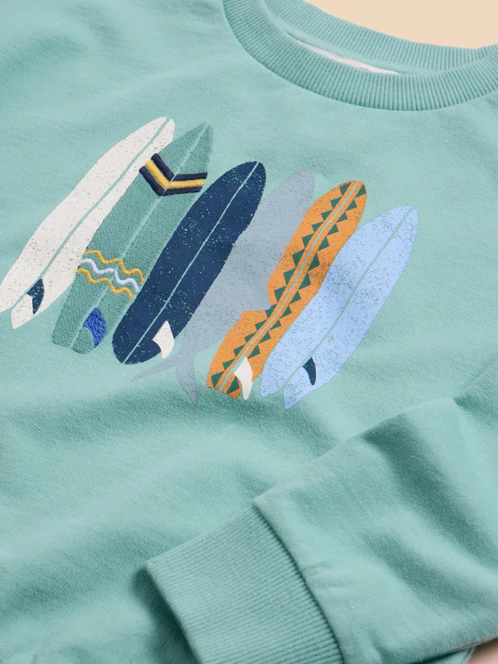 Kids White Stuff Girls039 Clothing Fish Surfboard Graphic Sweat Kids White Stuff Girls039 Clothing Fish Surfboard Graphic Sweat