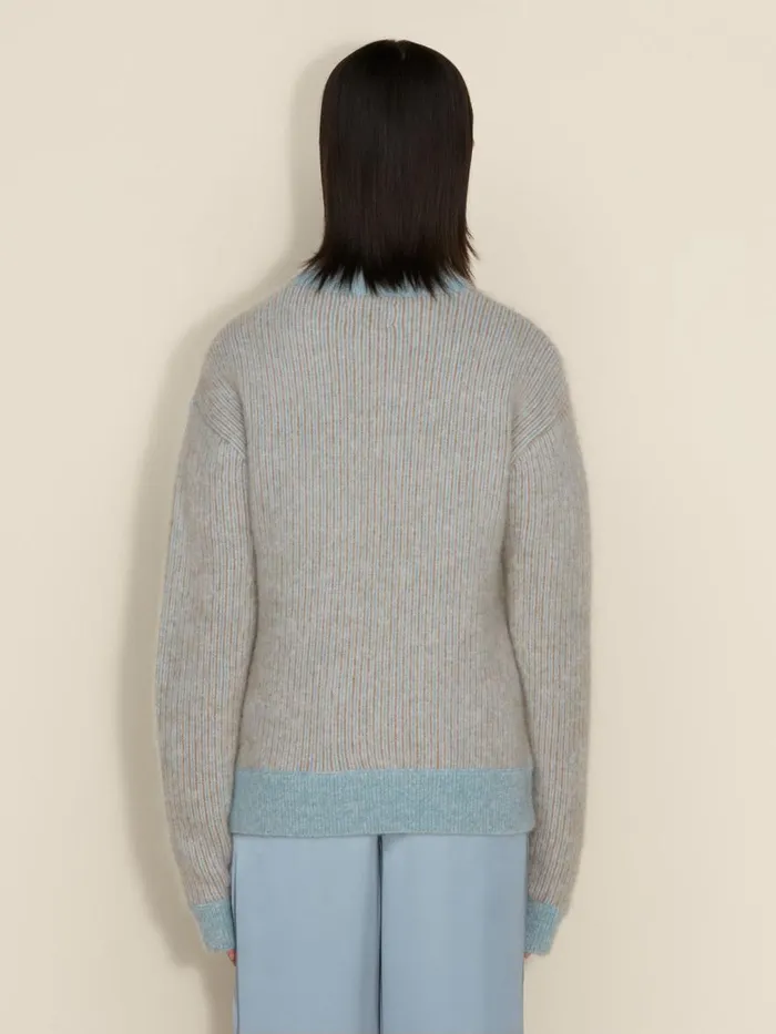 Knitwear Women Holzweiler Anja Stripe Sweater Blue Stripe