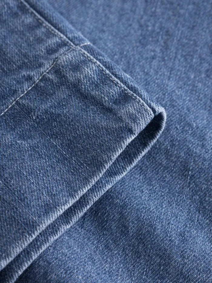 KnowledgeCotton Apparel Dresses And Skirts Denim Midi Length Skirt Vintage Indigo 8211 Women KnowledgeCotton Apparel Dresses And Skirts Denim Midi Length Skirt Vintage Indigo 8211 Women
