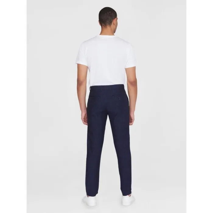KnowledgeCotton Apparel Pants CHUCK Regular Linen Pants Gotsvegan 8211 Men