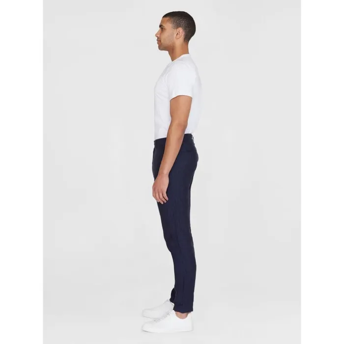 KnowledgeCotton Apparel Pants CHUCK Regular Linen Pants Gotsvegan 8211 Men