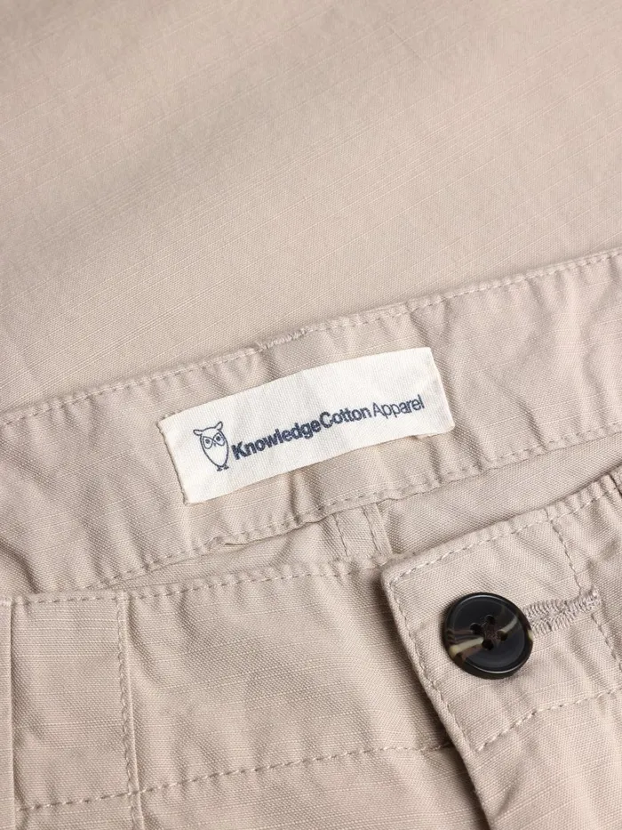 KnowledgeCotton Apparel Pants FLINT Wide Slub Yarn Pants Gotsvegan 8211 Men