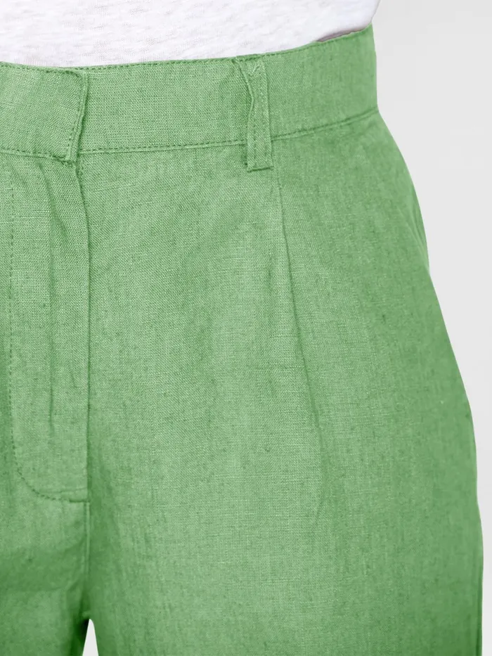 KnowledgeCotton Apparel Pants Loose Natural Linen Pants Shale Green 8211 Women KnowledgeCotton Apparel Pants Loose Natural Linen Pants Shale Green 8211 Women