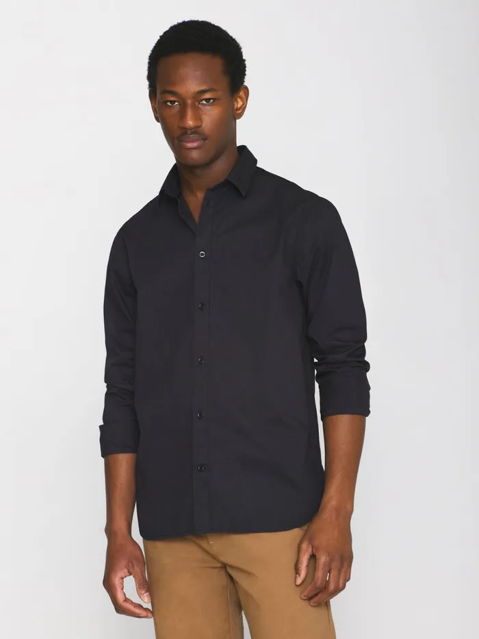 KnowledgeCotton Apparel Shirts ALF Regular Crispy Cotton Shirt Gotsvegan 8211 Men KnowledgeCotton Apparel Shirts ALF Regular Crispy Cotton Shirt Gotsvegan 8211 Men