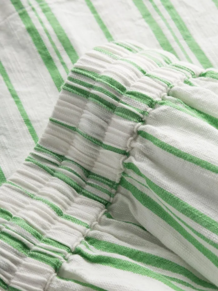 KnowledgeCotton Apparel Shorts Cotton Elastic Waist Shorts Stripe 8211 Women