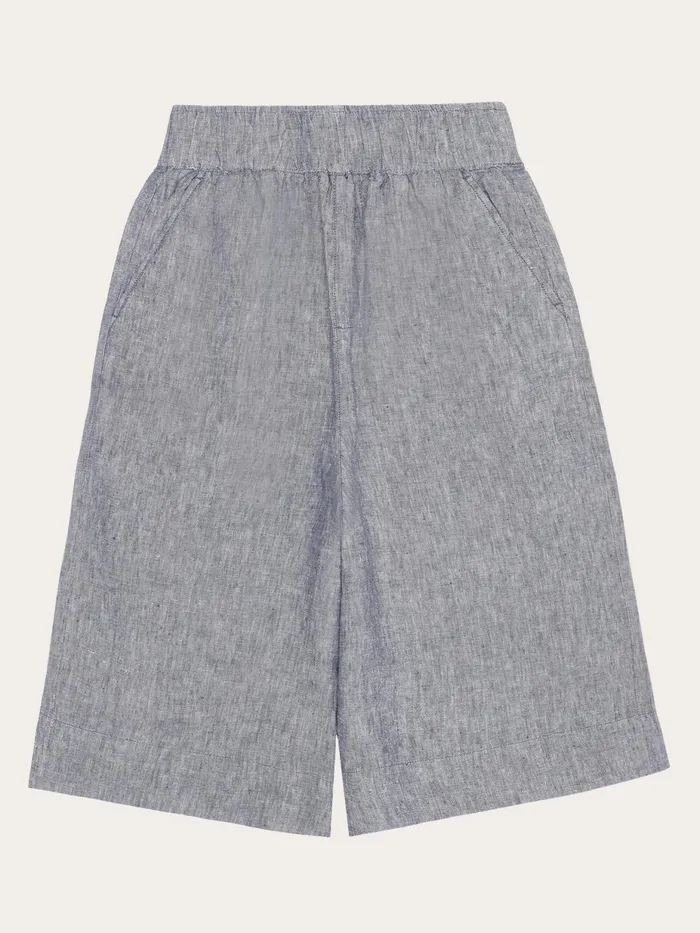 KnowledgeCotton Apparel Shorts EVE Culotte Highrise Wide Linen Shorts Gotsvegan 8211 Women