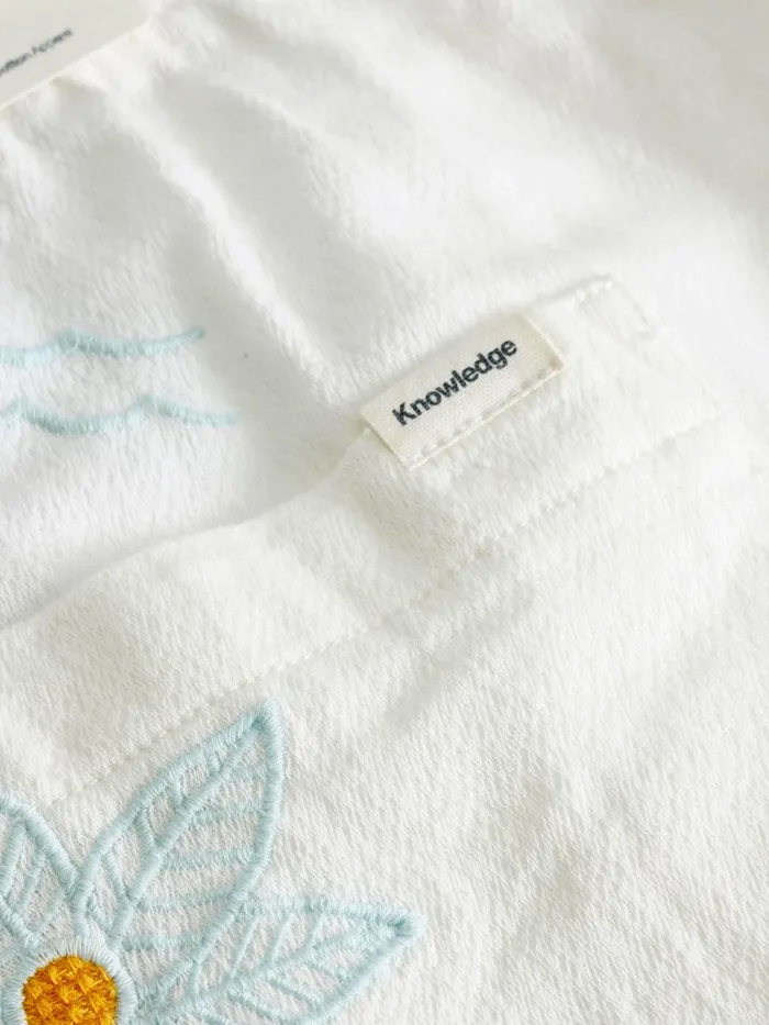 KnowledgeCotton Apparel Shorts FIG Loose With Embroidery Shorts Gotsvegan 8211 Men KnowledgeCotton Apparel Shorts FIG Loose With Embroidery Shorts Gotsvegan 8211 Men