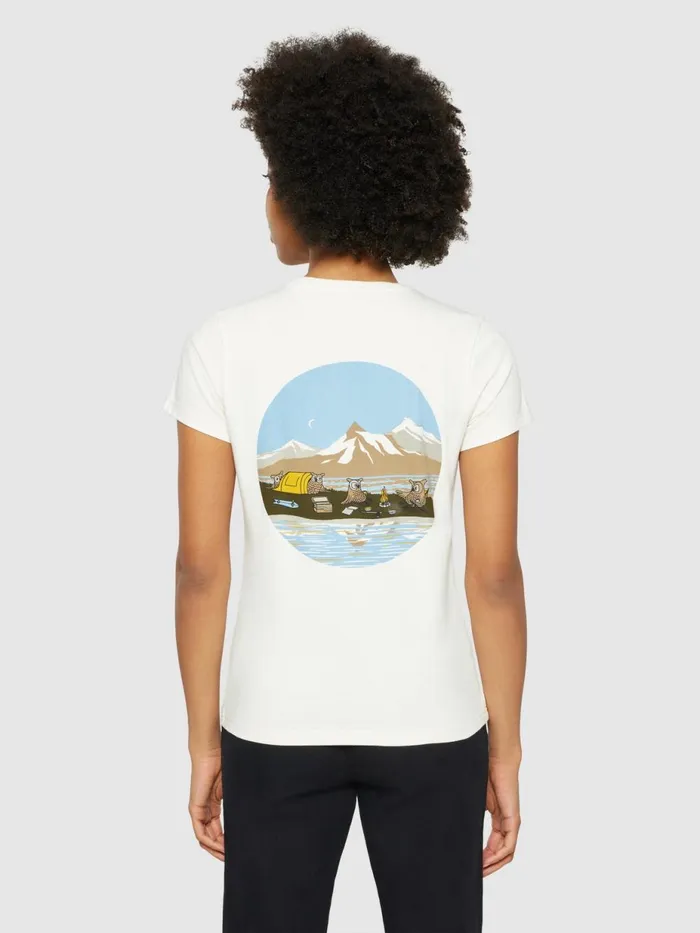 KnowledgeCotton Apparel TShirts And Tops Regular Fitted Back Print Tee Regenerative Organic Certified 8211 Women KnowledgeCotton Apparel TShirts And Tops Regular Fitted Back Print Tee Regenerative Organic Certified 8211 Women