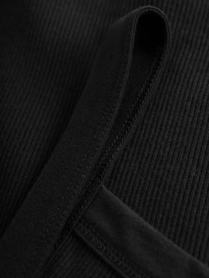 KnowledgeCotton Apparel TShirts And Tops Rib Strap Top Black Jet 8211 Women KnowledgeCotton Apparel TShirts And Tops Rib Strap Top Black Jet 8211 Women