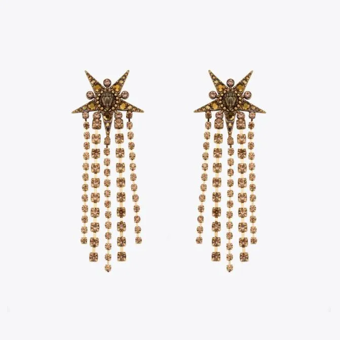 Kurt Geiger Jewelry Large Star Earrings Gold 8211 Women