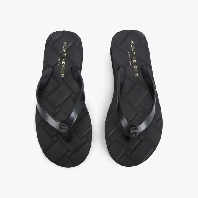 Kurt Geiger Sandals Kensington Quilted Sandal Black 8211 Women