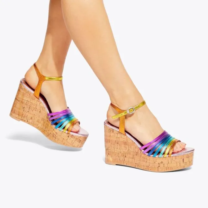 Kurt Geiger Sandals Pierra Wedge Heel Multiother 8211 Women