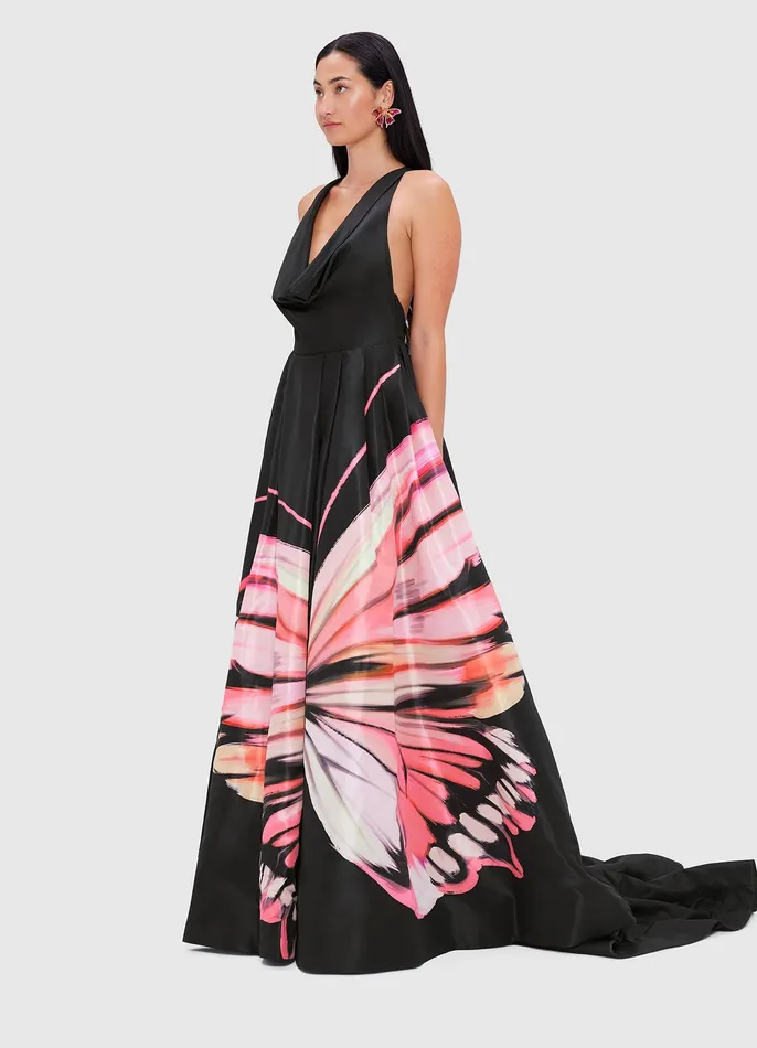 LEO LIN Dresses and Jumpsuits Women Arya Gown 8211 Papillon Print