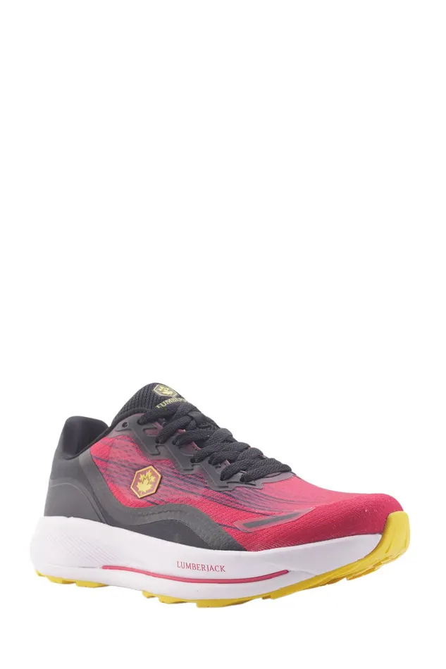 Lumberjack SNEAKERS Men FOLLOW SMI3711001 RED Man Running Red