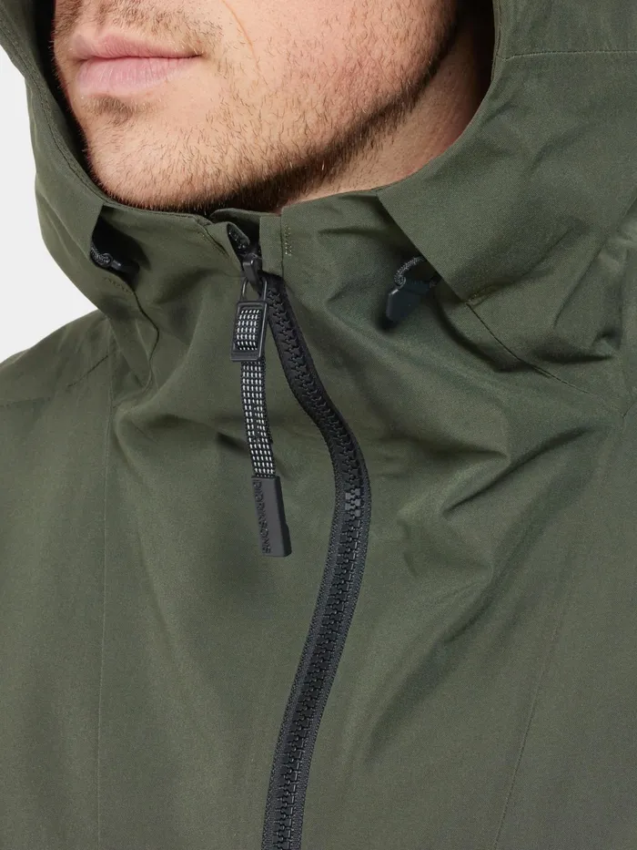 Men Basil Jacket Deep Green Didriksons Spring Jackets