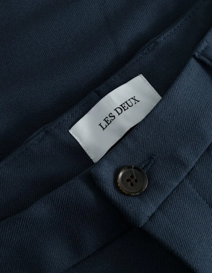 Men Como Reg Suit Pants 8211 Seasonal 8211 Dark Indigo Les Deux Pants