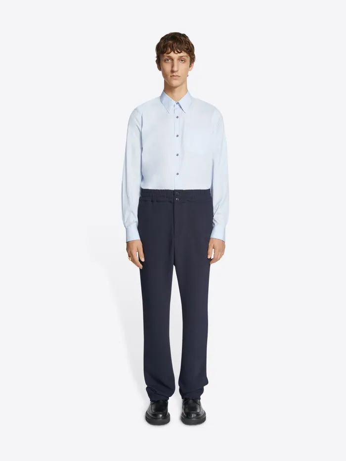 Men Dries Van Noten Shirts Cotton Fitted Shirt