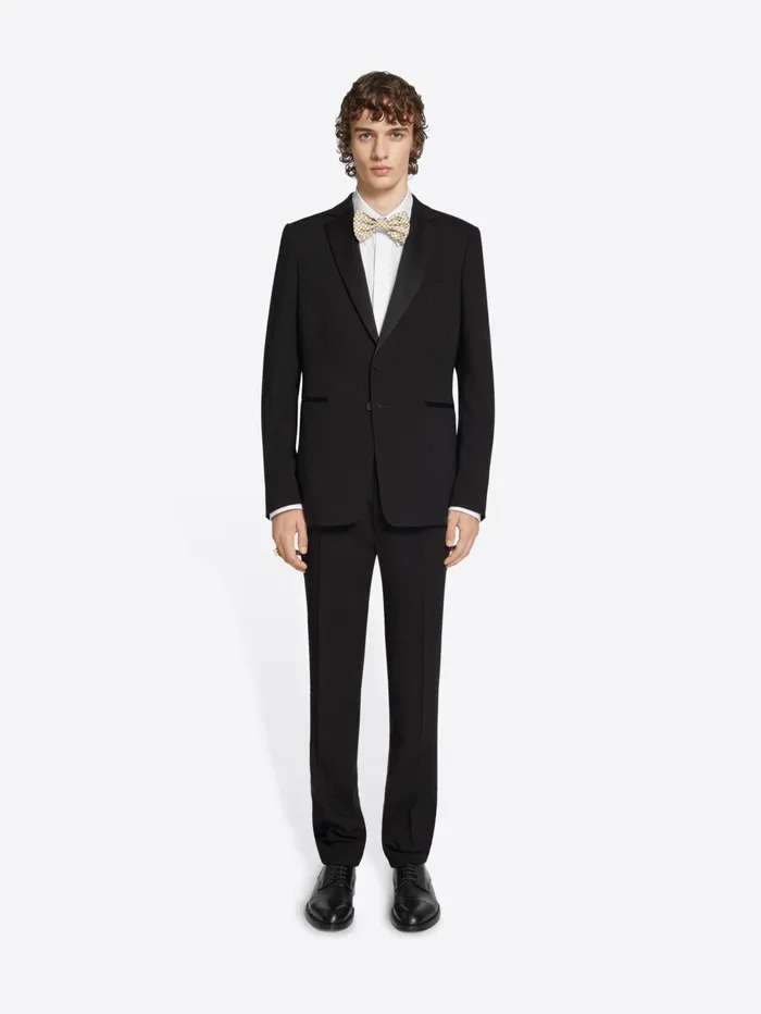 Men Dries Van Noten Suits Striped Slim Fit Suit