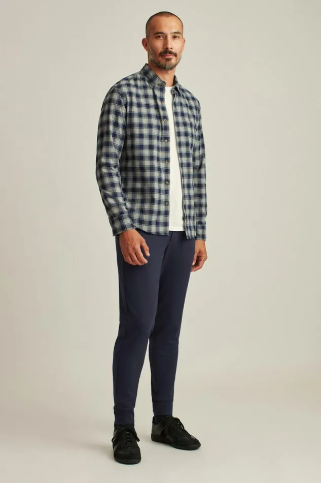 Men Everyday Lightweight Flannel Shirt Navy Grey Ansley Check Bonobos Overshirts Men Everyday Lightweight Flannel Shirt Navy Grey Ansley Check Bonobos Overshirts