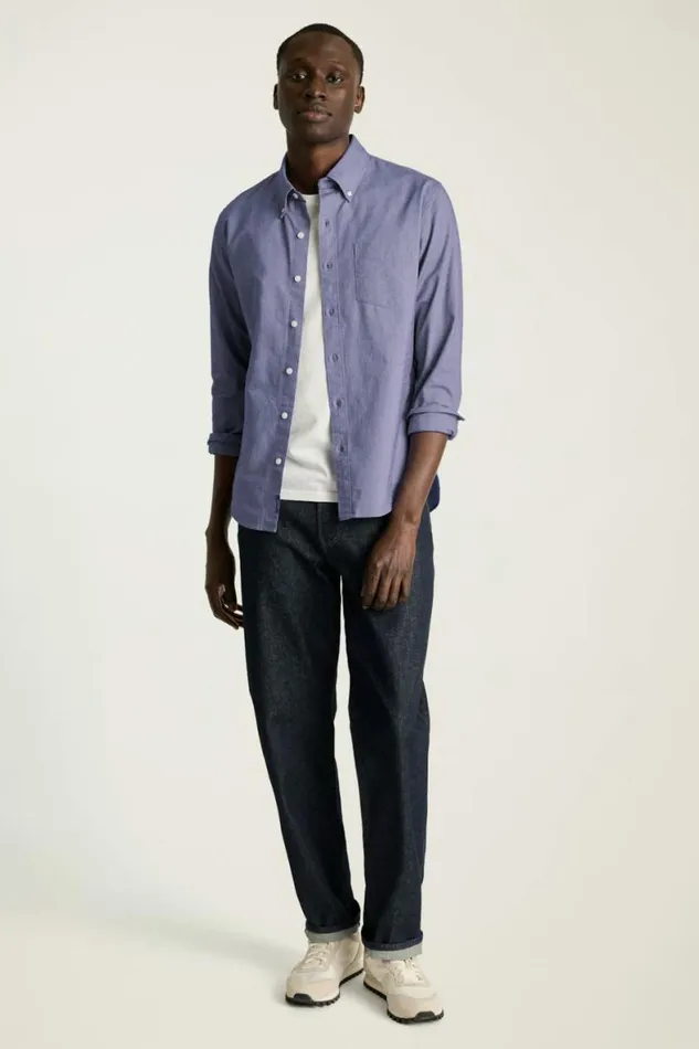 Men Everyday Oxford Shirt Bright Lilac Bonobos Casual Shirts
