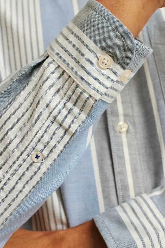 Men Everyday Oxford Shirt Summer Stripe Bonobos Business Casual Shirts