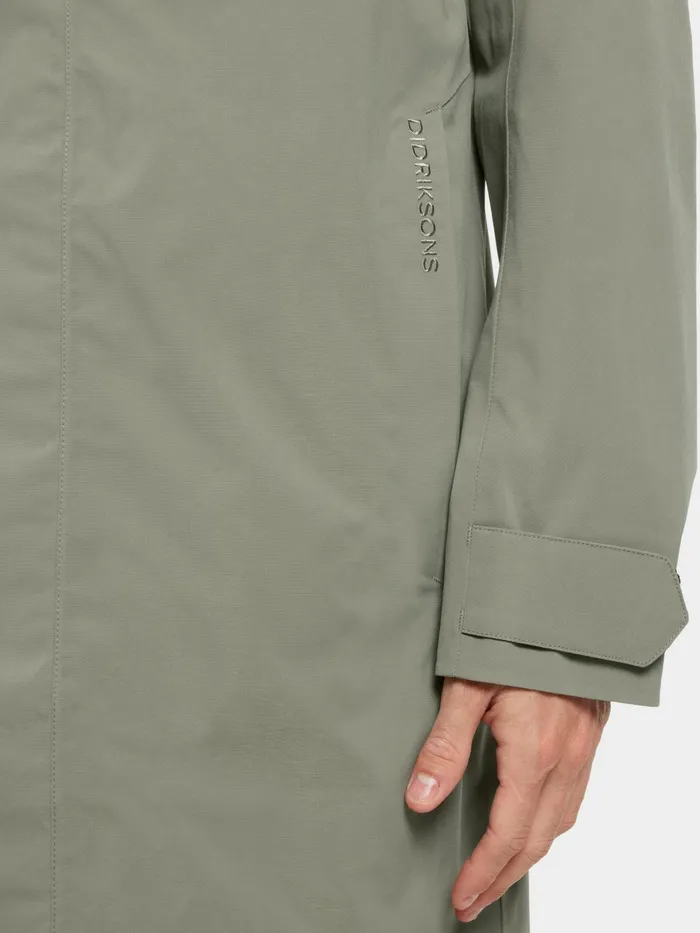 Men George Parka Mistel Green Didriksons Spring Jackets