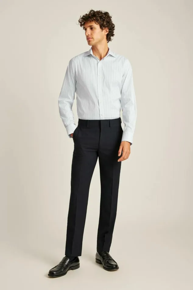 Men Jetsetter Stretch Dress Shirt Blue Kinsale Check Bonobos Business Casual Shirts