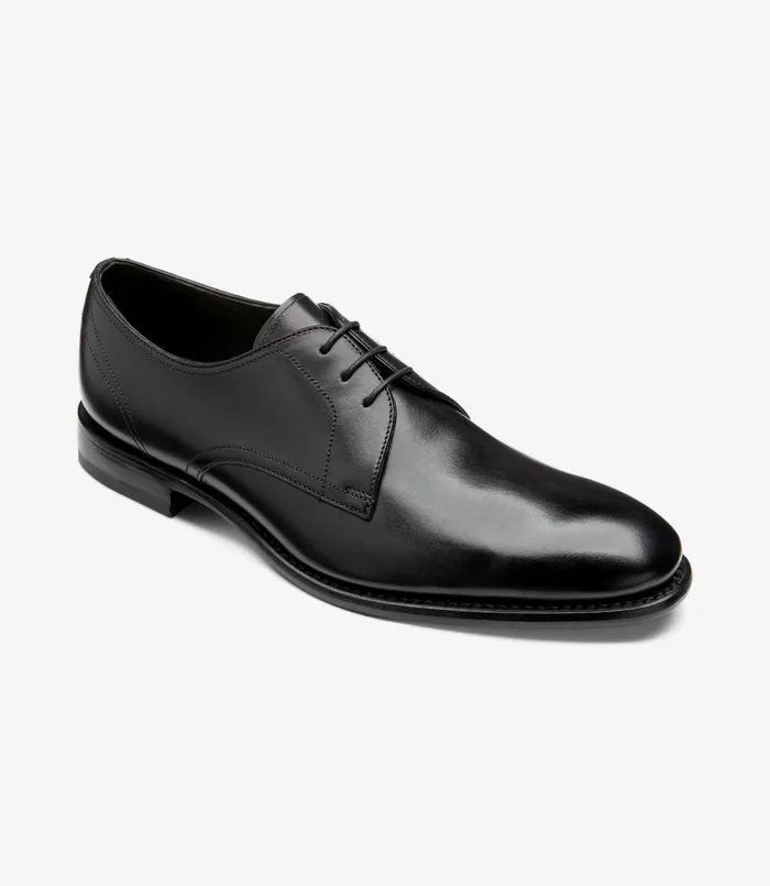 Men Loake Atherton Black Plain Ties Men Loake Atherton Black Plain Ties