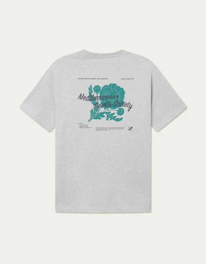 Men Mediterranean TShirt 8211 Snow Melange Les Deux Tshirts