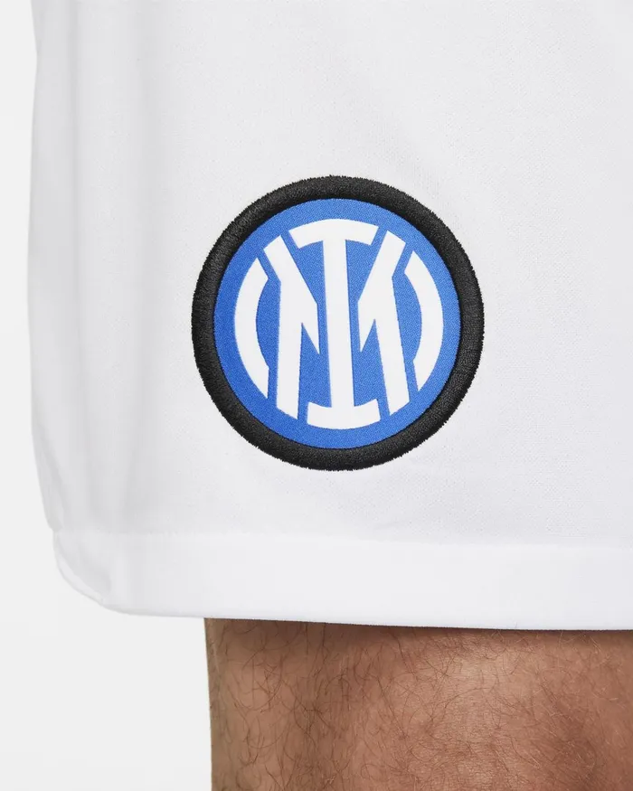Men Nike Shorts Inter Milan 202324 Stadium HomeAway Whitewhitelyon Blue