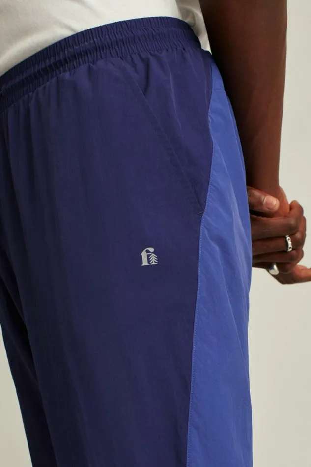 Men Nylon Windbreaker Pant Bright Blue Bonobos Joggers and Athleisure