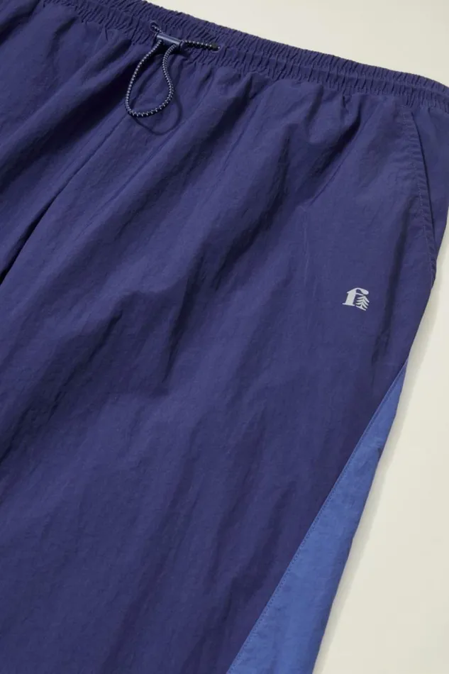Men Nylon Windbreaker Pant Bright Blue Bonobos Joggers and Athleisure