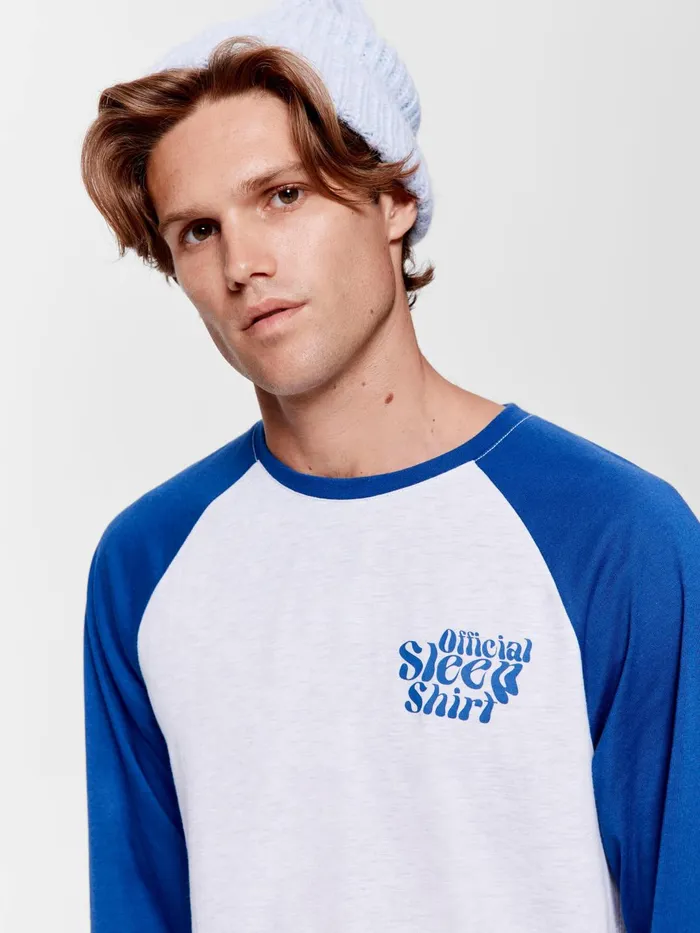 Men Official Sleep Long Sleeve Top Multi Peter Alexander Tops