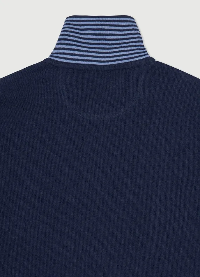 Men Polo Shirts Hackett London Classic Fit Piqu Heritage Polo Navy