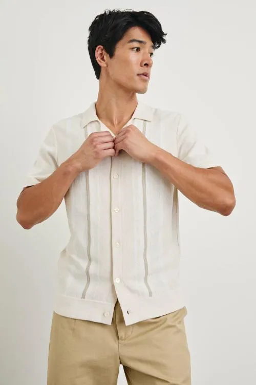 Men Rails Shirts Silas Shirt Latte Multi