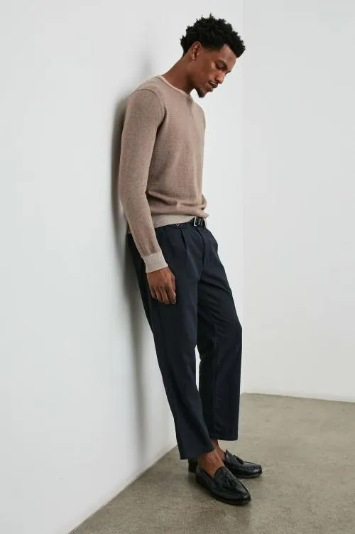 Men Rails Sweaters Burns Sweater Mocha Heather