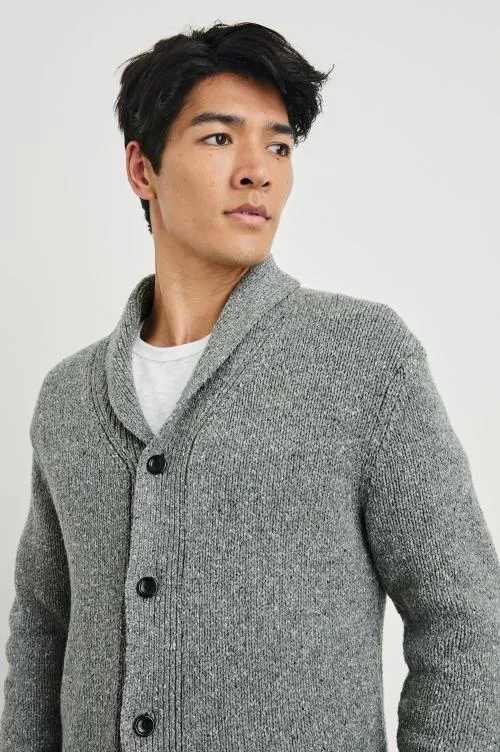 Men Rails Sweaters Corden Cardigan Monochromatic Speckle