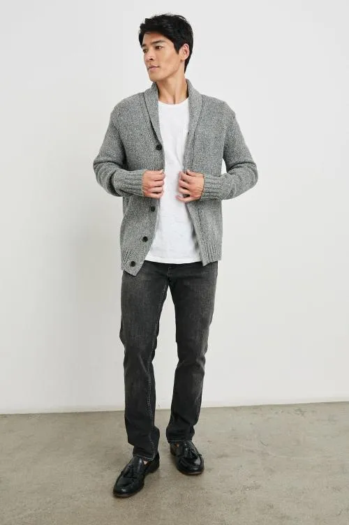Men Rails Sweaters Corden Cardigan Monochromatic Speckle