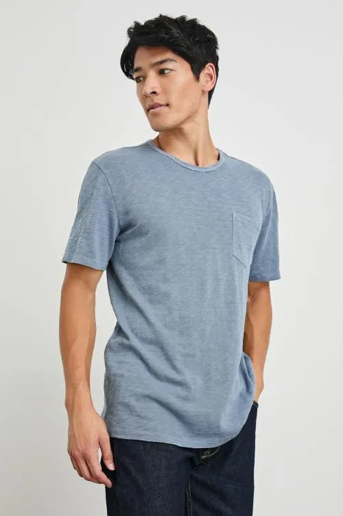 Men Rails TShirts and Polos Skipper Tshirt Steel