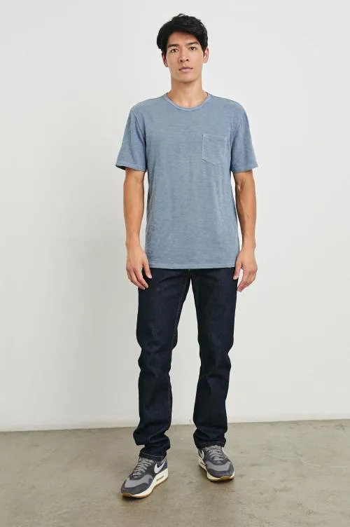 Men Rails TShirts and Polos Skipper Tshirt Steel