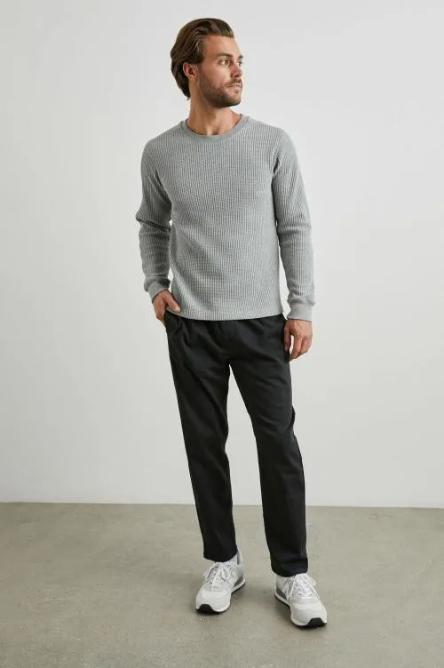 Men Rails TShirts and Polos Wade Thermal Heather Grey