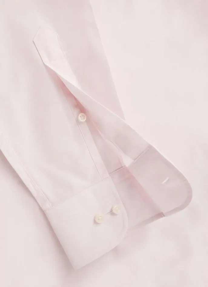 Men Shirts Hackett London Slim Fit Poplin Shirt Pink