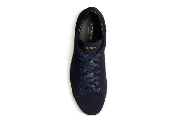Men Sneakers Tom Ford Warwick Suede Sneaker Blue Men Sneakers Tom Ford Warwick Suede Sneaker Blue