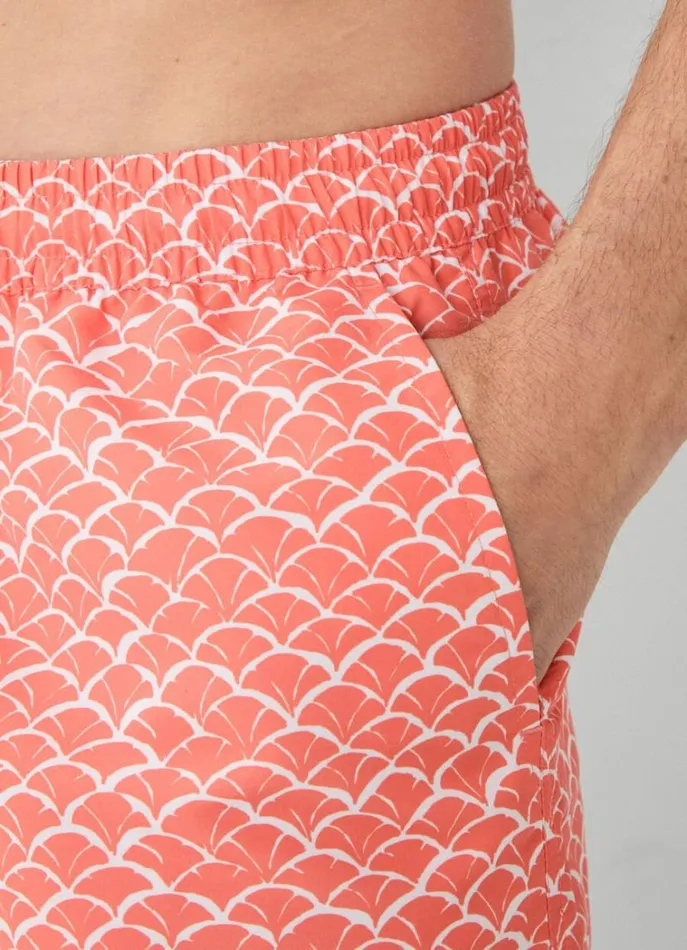Men Swimwear Hackett London Shell Swim Shorts Orange
