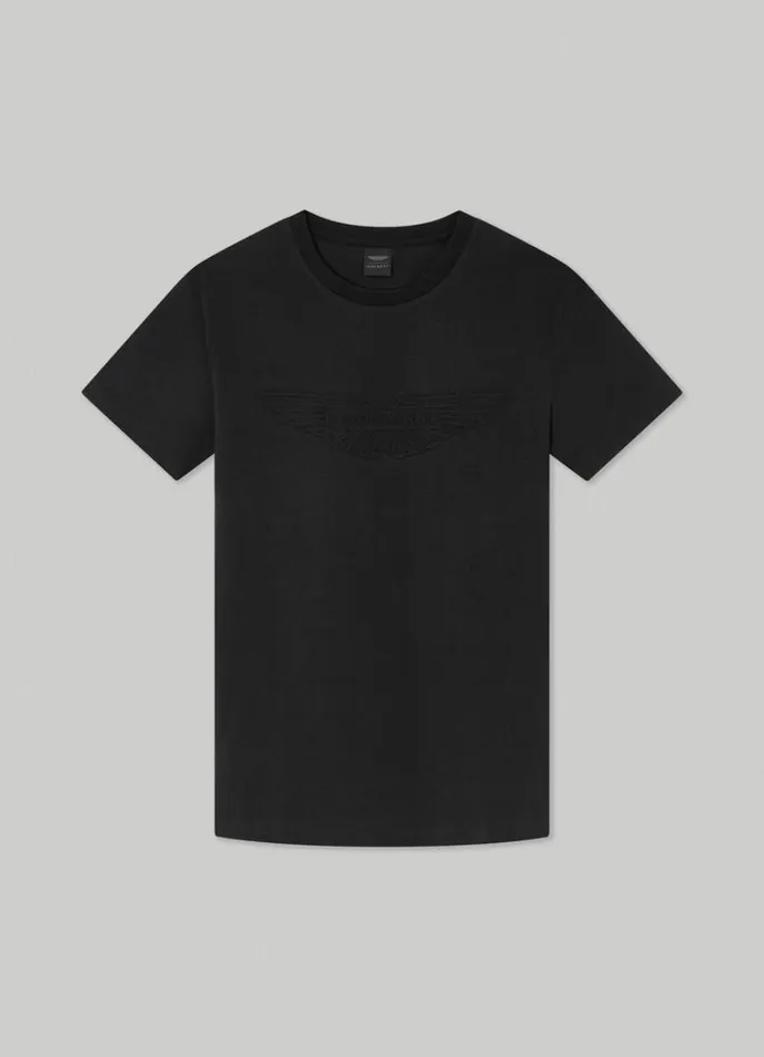 Men Tshirts Hackett London Aston Martin Classic Fit TShirt Black