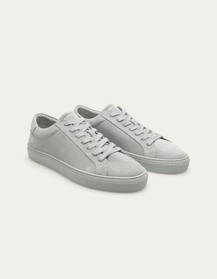 Men Teddy Suede Sneaker 8211 Feather Grey Les Deux Shoes